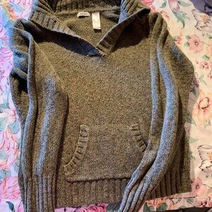 Liz And Co. Olive Green Women's Long Sleeve Sweater Size X-Large